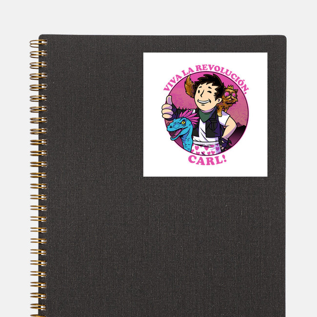 Viva La Revolucion Carl-None-Glossy-Sticker-joerawks