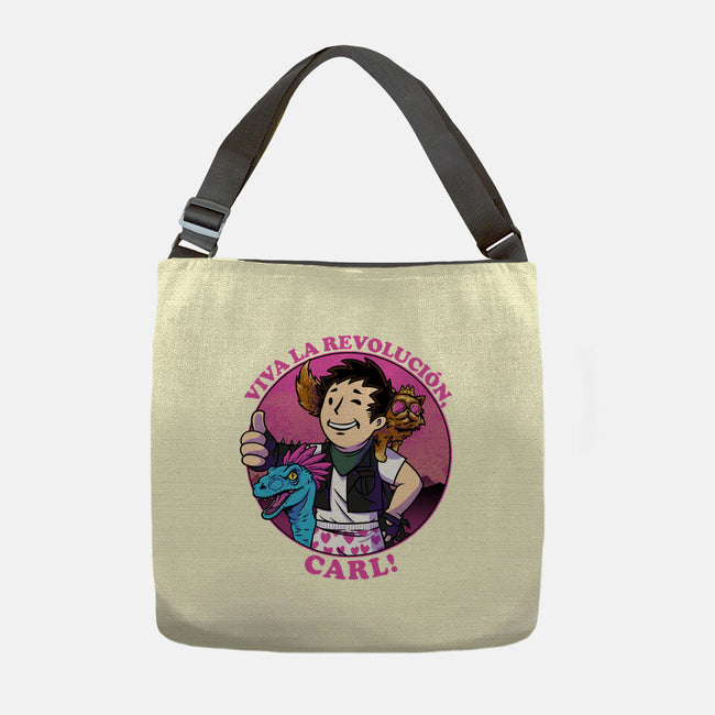 Viva La Revolucion Carl-None-Adjustable Tote-Bag-joerawks