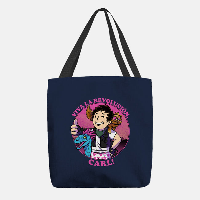 Viva La Revolucion Carl-None-Basic Tote-Bag-joerawks