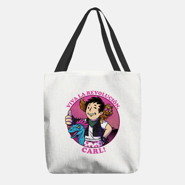 Viva La Revolucion Carl-None-Basic Tote-Bag-joerawks