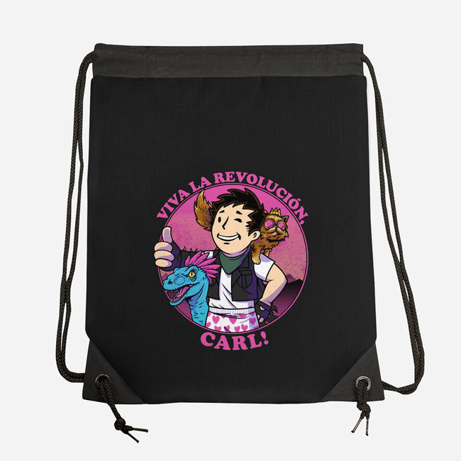 Viva La Revolucion Carl-None-Drawstring-Bag-joerawks