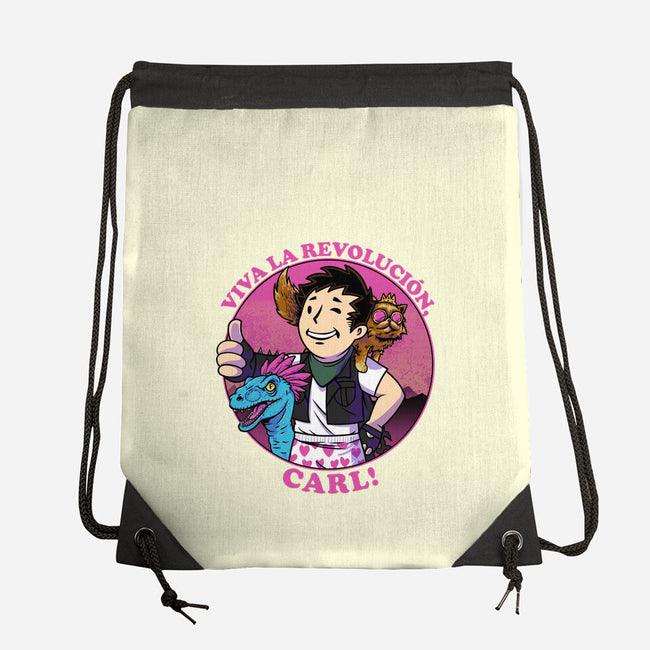 Viva La Revolucion Carl-None-Drawstring-Bag-joerawks