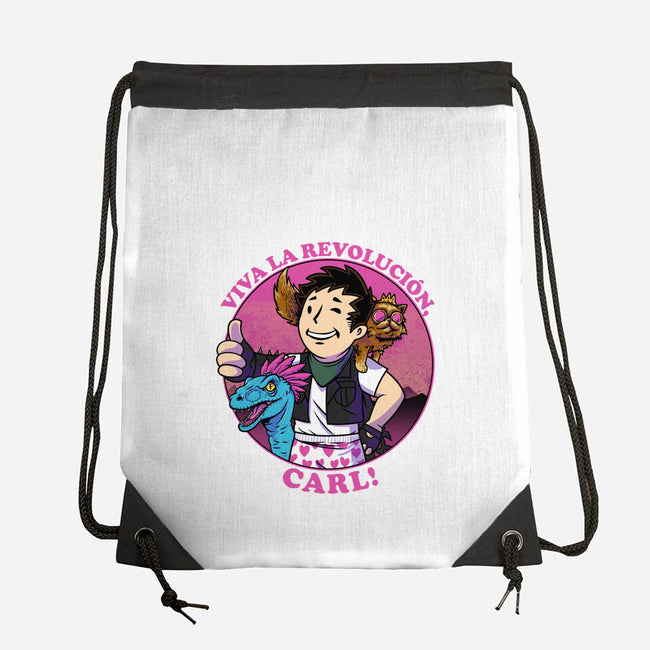 Viva La Revolucion Carl-None-Drawstring-Bag-joerawks