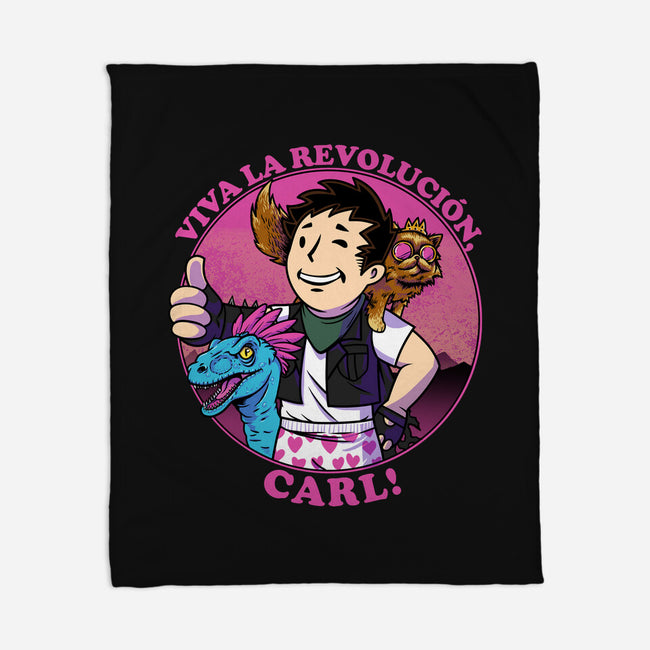 Viva La Revolucion Carl-None-Fleece-Blanket-joerawks