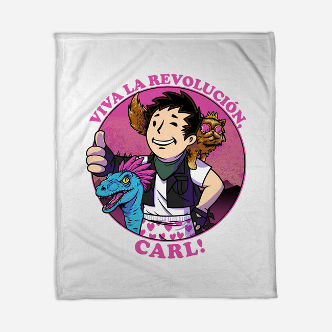 Viva La Revolucion Carl-None-Fleece-Blanket-joerawks
