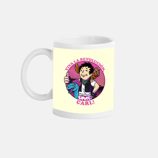 Viva La Revolucion Carl-None-Mug-Drinkware-joerawks