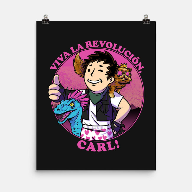 Viva La Revolucion Carl-None-Matte-Poster-joerawks