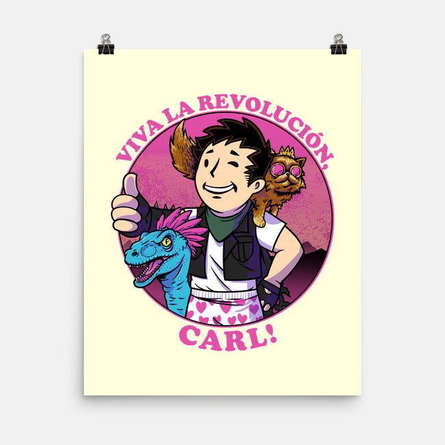 Viva La Revolucion Carl-None-Matte-Poster-joerawks