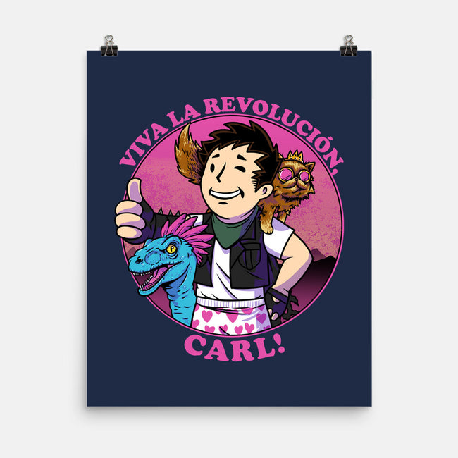 Viva La Revolucion Carl-None-Matte-Poster-joerawks