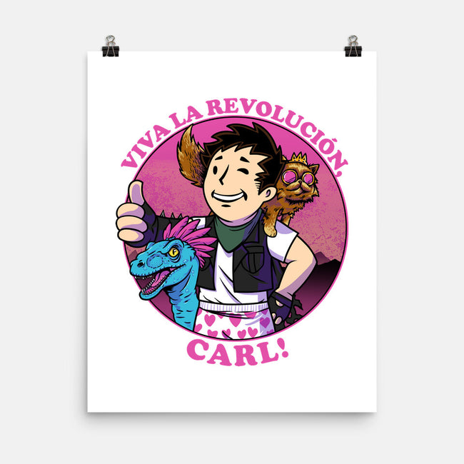 Viva La Revolucion Carl-None-Matte-Poster-joerawks