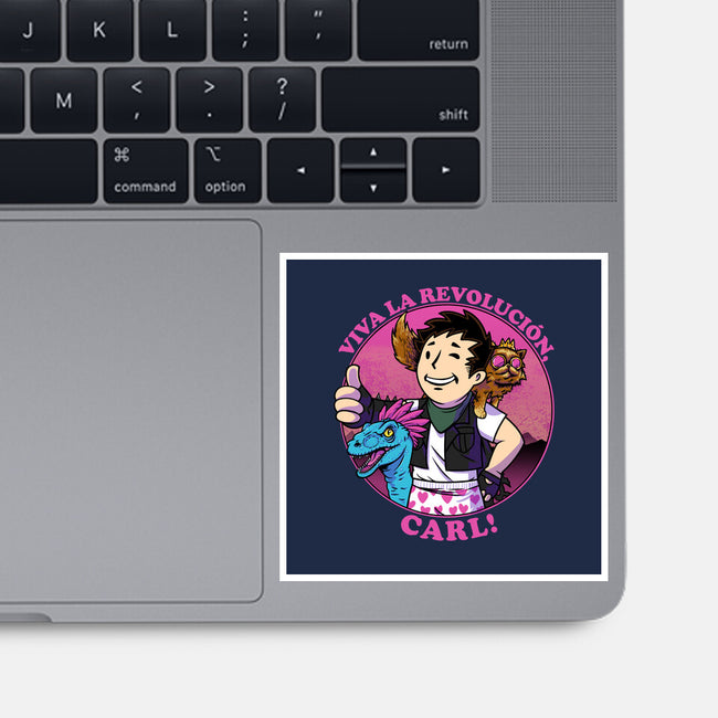Viva La Revolucion Carl-None-Glossy-Sticker-joerawks