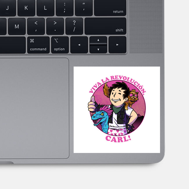 Viva La Revolucion Carl-None-Glossy-Sticker-joerawks
