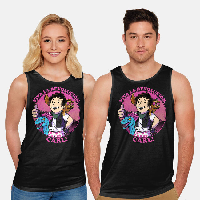 Viva La Revolucion Carl-Unisex-Basic-Tank-joerawks