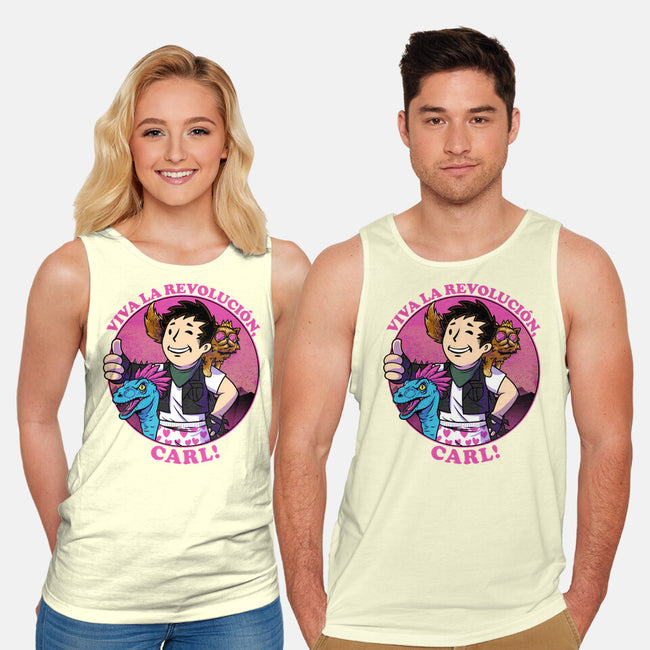Viva La Revolucion Carl-Unisex-Basic-Tank-joerawks