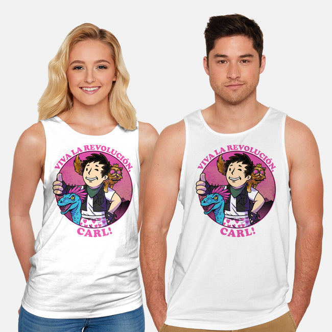 Viva La Revolucion Carl-Unisex-Basic-Tank-joerawks