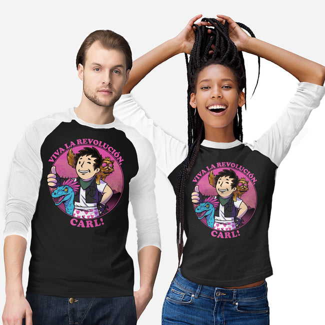 Viva La Revolucion Carl-Unisex-Baseball-Tee-joerawks