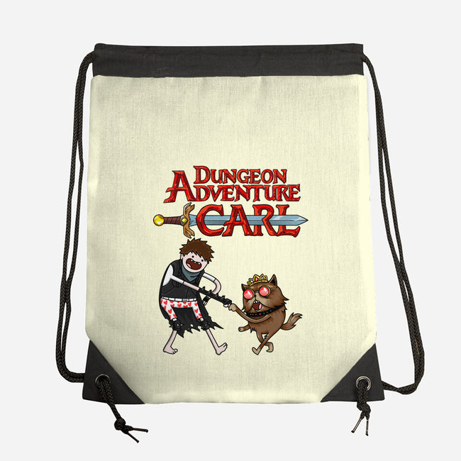 Dungeon Adventure Carl-None-Drawstring-Bag-joerawks