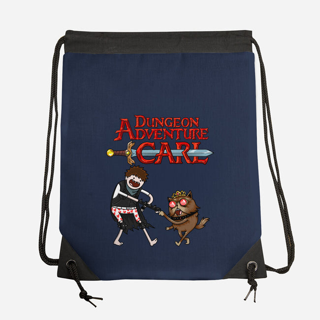 Dungeon Adventure Carl-None-Drawstring-Bag-joerawks