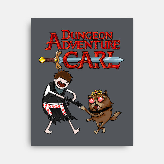 Dungeon Adventure Carl-None-Stretched-Canvas-joerawks
