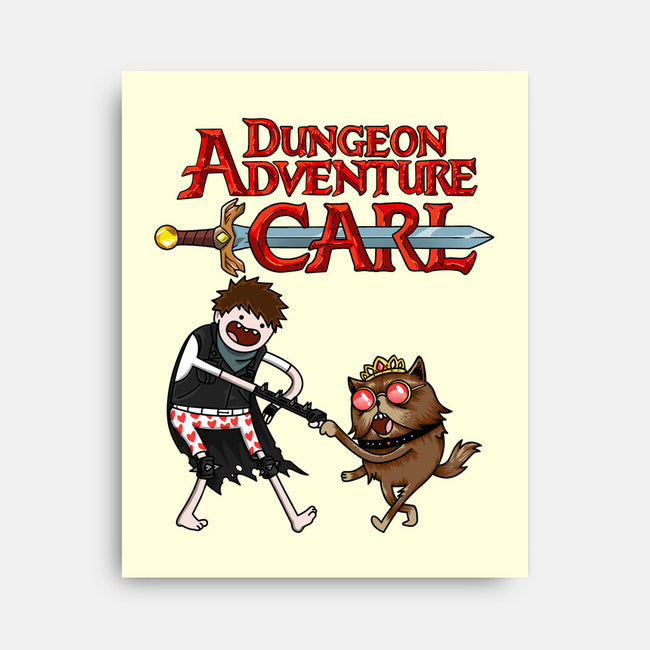 Dungeon Adventure Carl-None-Stretched-Canvas-joerawks