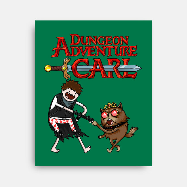 Dungeon Adventure Carl-None-Stretched-Canvas-joerawks