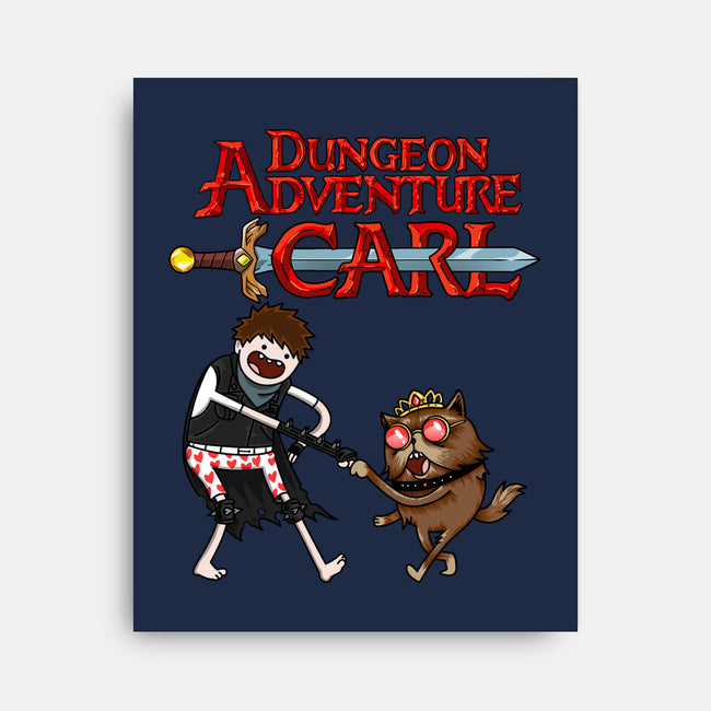 Dungeon Adventure Carl-None-Stretched-Canvas-joerawks