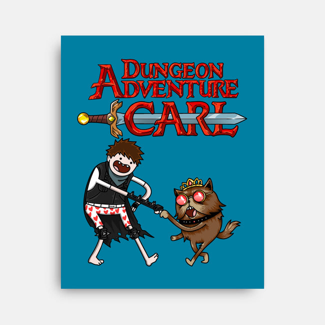 Dungeon Adventure Carl-None-Stretched-Canvas-joerawks