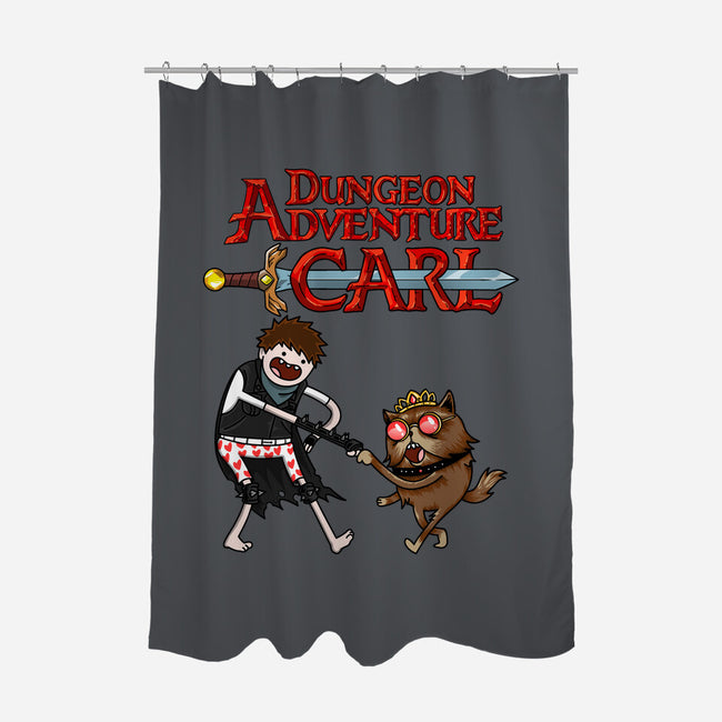 Dungeon Adventure Carl-None-Polyester-Shower Curtain-joerawks