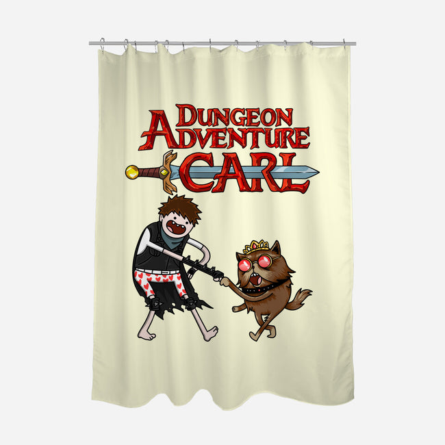 Dungeon Adventure Carl-None-Polyester-Shower Curtain-joerawks