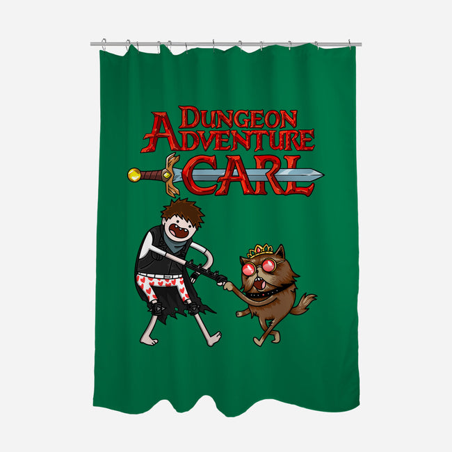 Dungeon Adventure Carl-None-Polyester-Shower Curtain-joerawks