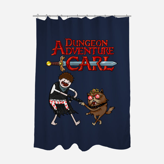 Dungeon Adventure Carl-None-Polyester-Shower Curtain-joerawks