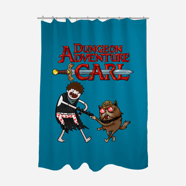 Dungeon Adventure Carl-None-Polyester-Shower Curtain-joerawks