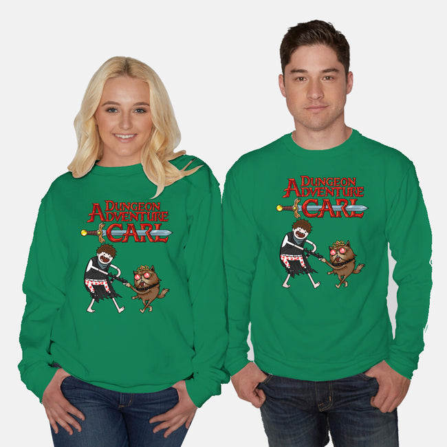 Dungeon Adventure Carl-Unisex-Crew Neck-Sweatshirt-joerawks