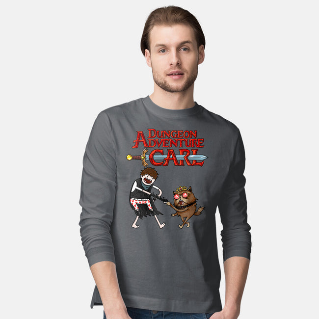 Dungeon Adventure Carl-Mens-Long Sleeved-Tee-joerawks