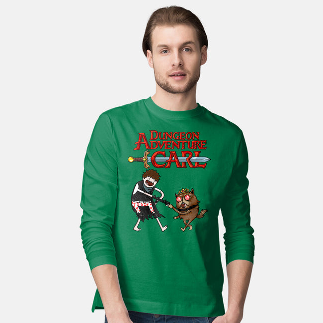 Dungeon Adventure Carl-Mens-Long Sleeved-Tee-joerawks