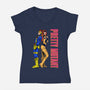 Pretty Mutant-Womens-V-Neck-Tee-joerawks