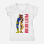 Pretty Mutant-Womens-V-Neck-Tee-joerawks