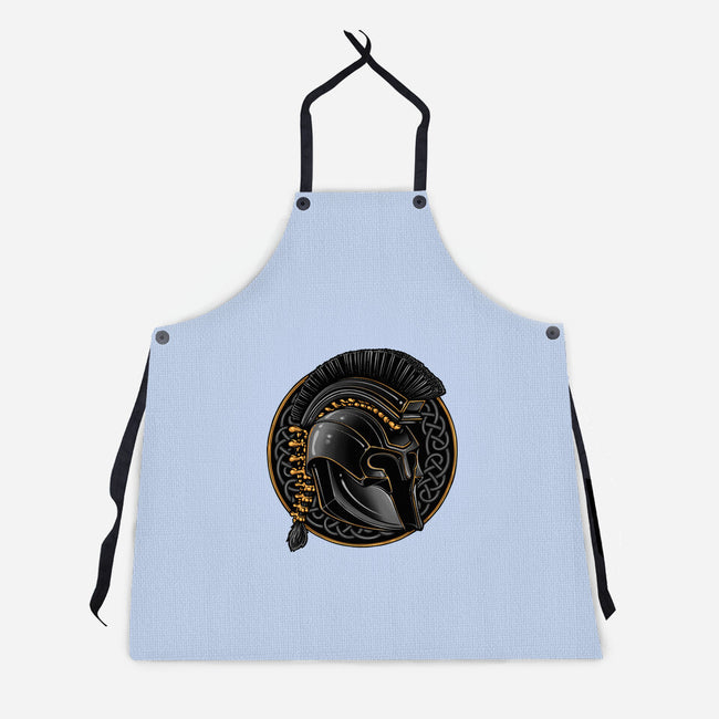 Emblem Of The Conqueror-Unisex-Kitchen-Apron-glitchygorilla