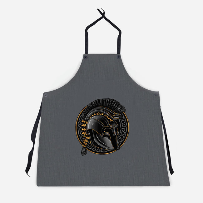 Emblem Of The Conqueror-Unisex-Kitchen-Apron-glitchygorilla