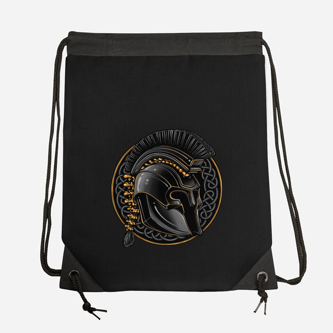 Emblem Of The Conqueror-None-Drawstring-Bag-glitchygorilla