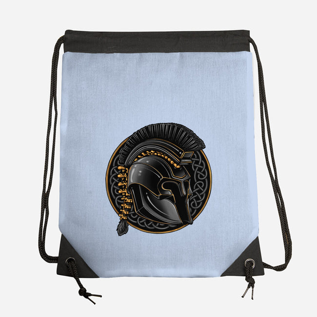 Emblem Of The Conqueror-None-Drawstring-Bag-glitchygorilla