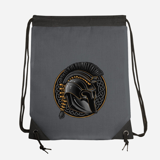 Emblem Of The Conqueror-None-Drawstring-Bag-glitchygorilla