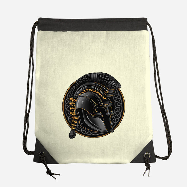 Emblem Of The Conqueror-None-Drawstring-Bag-glitchygorilla