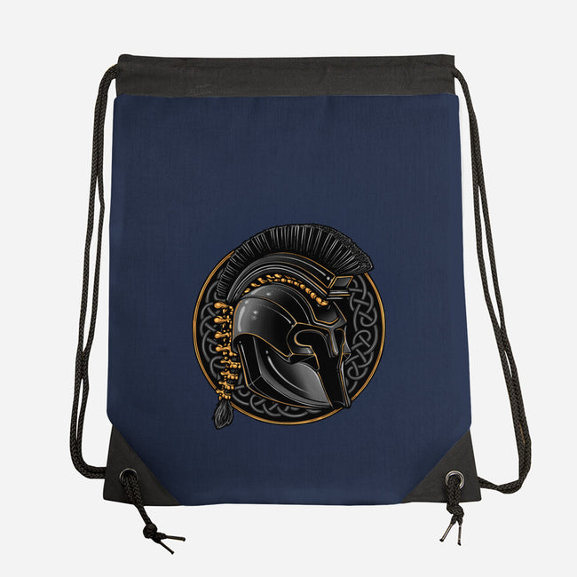 Emblem Of The Conqueror-None-Drawstring-Bag-glitchygorilla