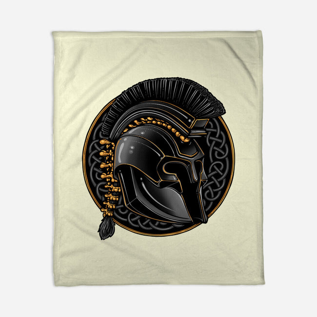 Emblem Of The Conqueror-None-Fleece-Blanket-glitchygorilla