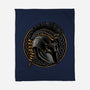 Emblem Of The Conqueror-None-Fleece-Blanket-glitchygorilla