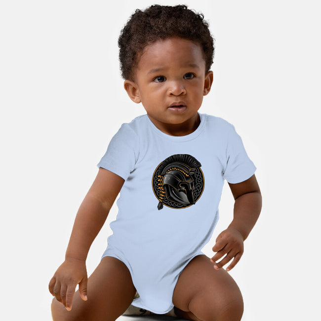 Emblem Of The Conqueror-Baby-Basic-Onesie-glitchygorilla