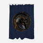 Emblem Of The Conqueror-None-Polyester-Shower Curtain-glitchygorilla