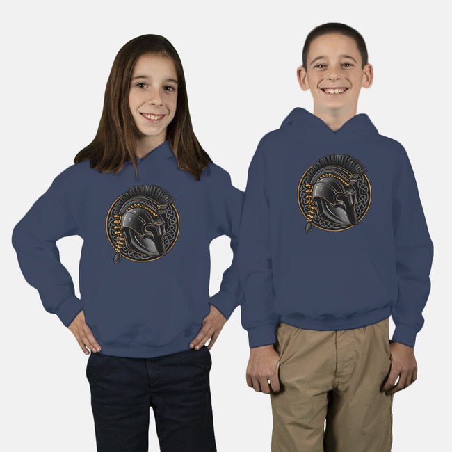 Emblem Of The Conqueror-Youth-Pullover-Sweatshirt-glitchygorilla