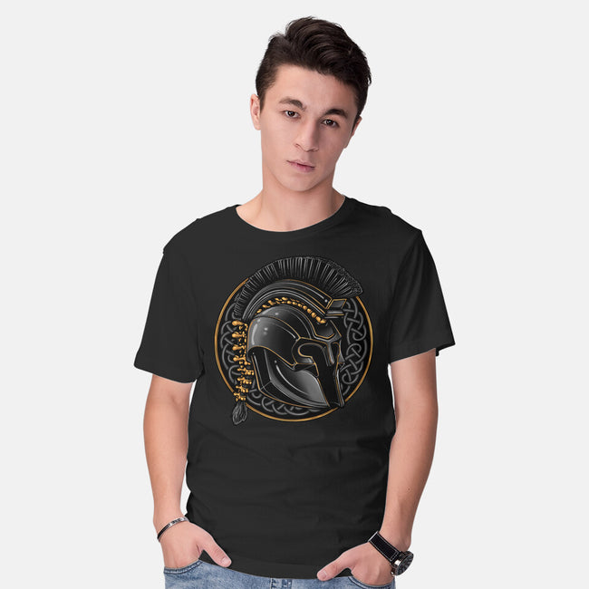Emblem Of The Conqueror-Mens-Basic-Tee-glitchygorilla